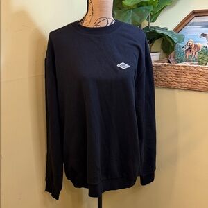 Merrell Men's Black Crewneck Pullover with Subtle Chest Logo